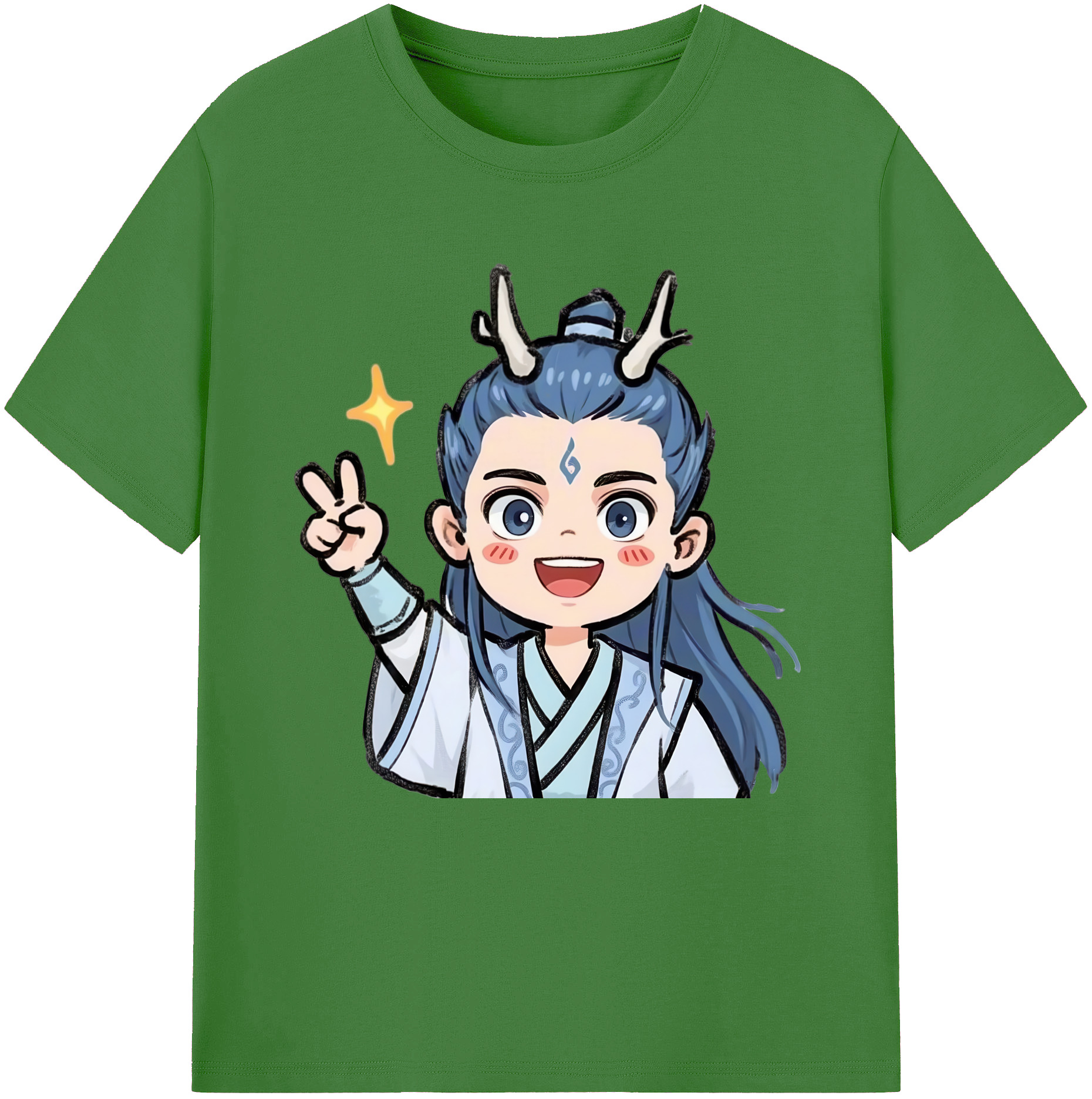 （画像用） Ne Zha 2 ナタ 魔童の大暴れ レディースカジュアルプリントTシャツ（綿100％）